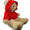 Red "Hoodie" T-Shirt 16" - Image 3