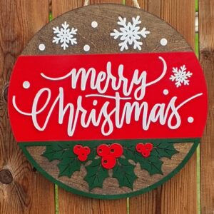 Merry Christmas Door Hanger